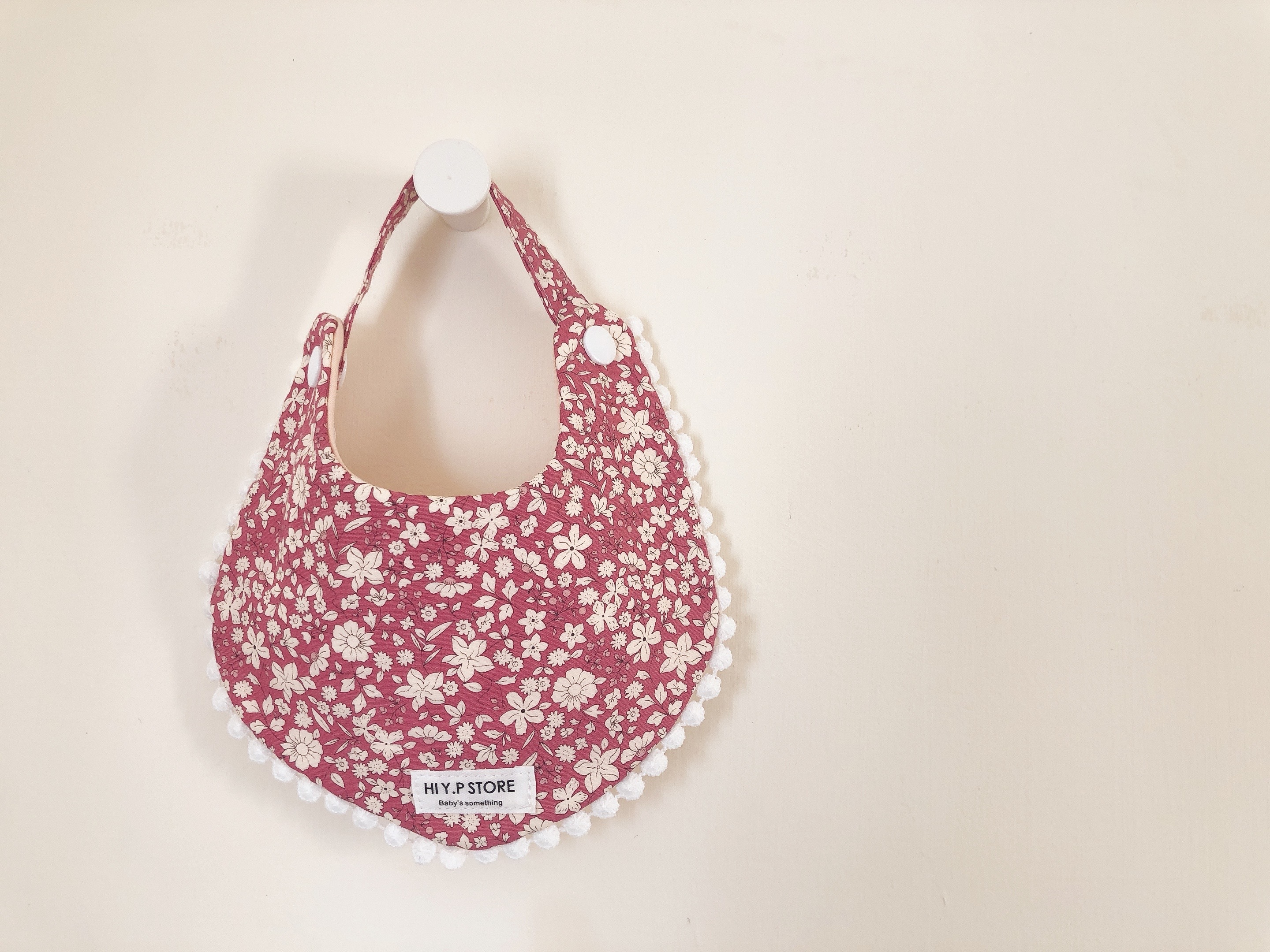 Hi Y.P store-手作圍兜-復古桃花