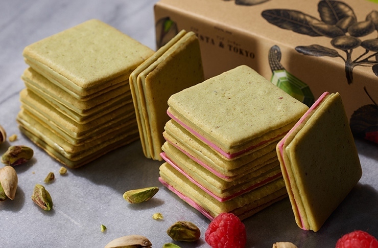 Pista & Tokyo｜開心果朱古力夾心餅