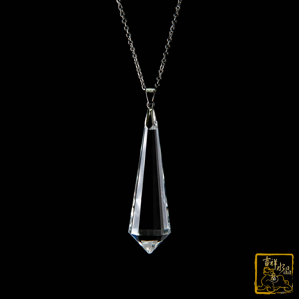 白水晶靈擺墜/項鍊 11.6g 塔羅算命