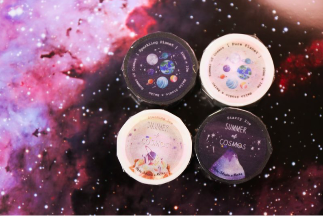 Reiko  宇宙剉冰系列和紙膠帶｜Hello Studio 你好工作室