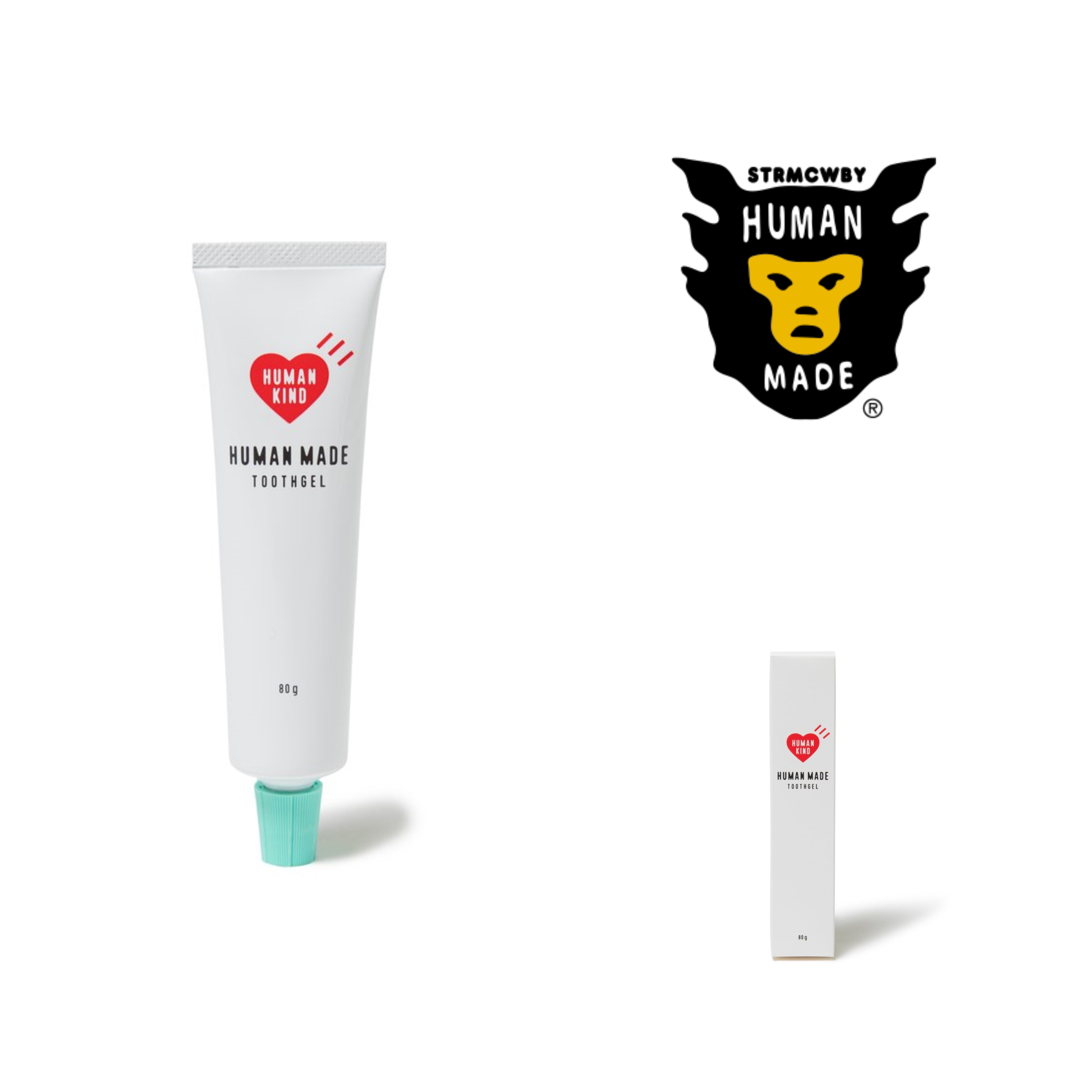 2021SS HUMAN MADE TOOTHGEL 牙膏 清潔 居家 用品 口腔 保健 現貨