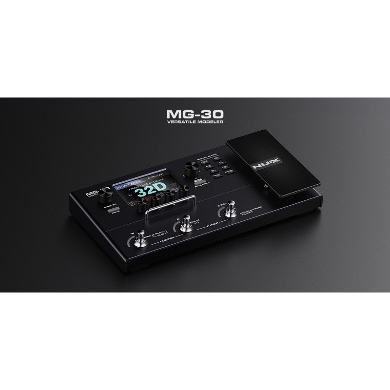 NUX MG30 電吉他 / 電貝斯 效果器 公司貨【宛伶樂器】