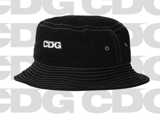 Comme des Garçons CDG 刺繡LOGO 漁夫帽
