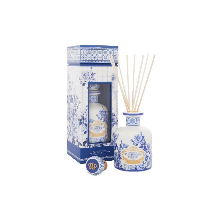【Portus Cale】 "Gold & Blue" 室內香薰擴香 (手工陶瓷瓶)