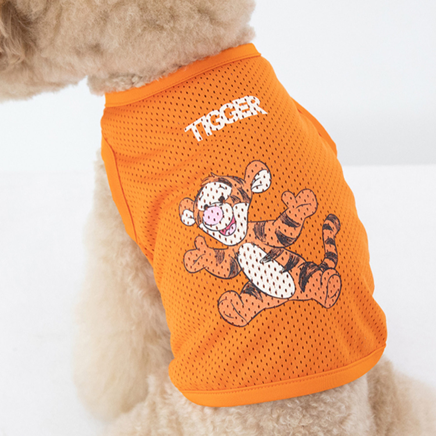 Disney 跳跳虎網眼透涼短版背心