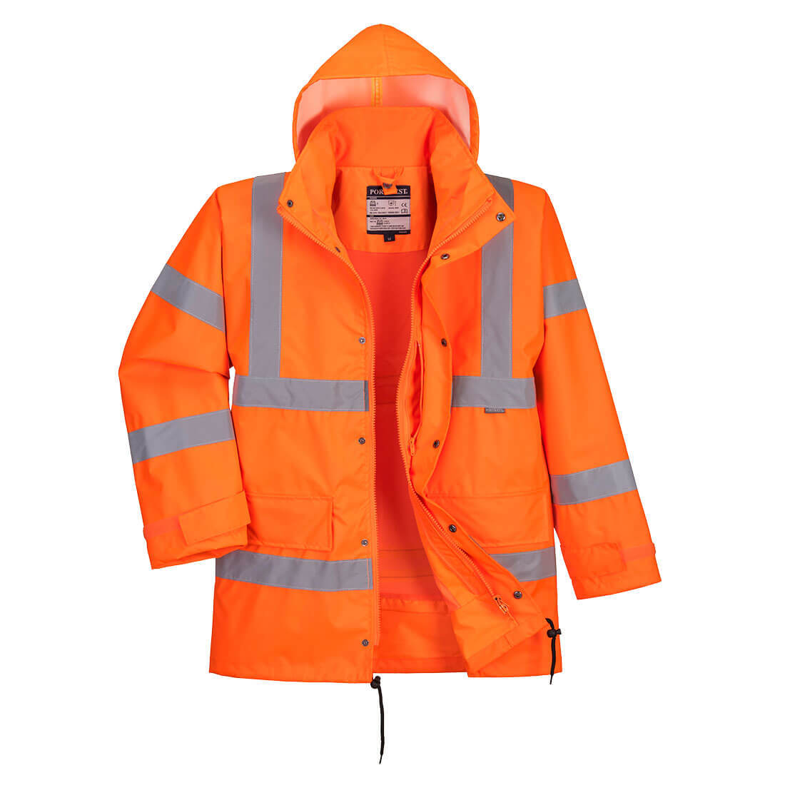 RT63 - Hi-Vis 透氣防水夾克（兩用式） 橙 離岸風電