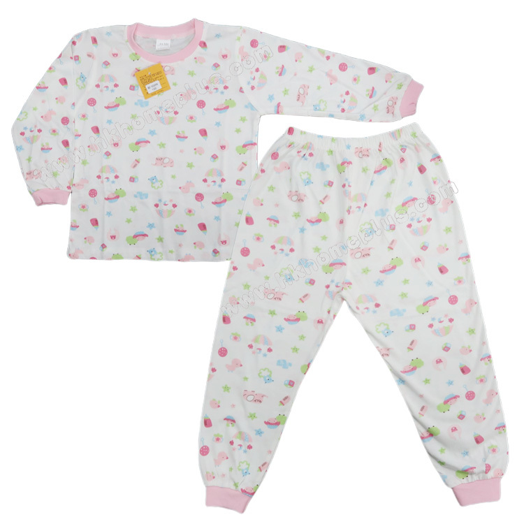 Koma Land: 童裝平紋圓領長袖長褲套裝 BE5069 (100-150碼)