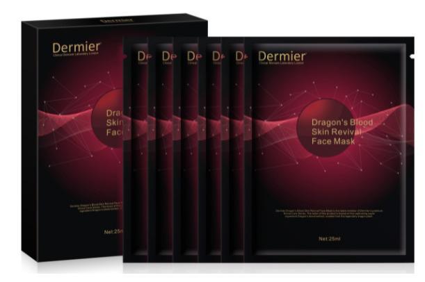 英國Dermier龍血面膜(一盒6張)D022 (7-10日寄出)