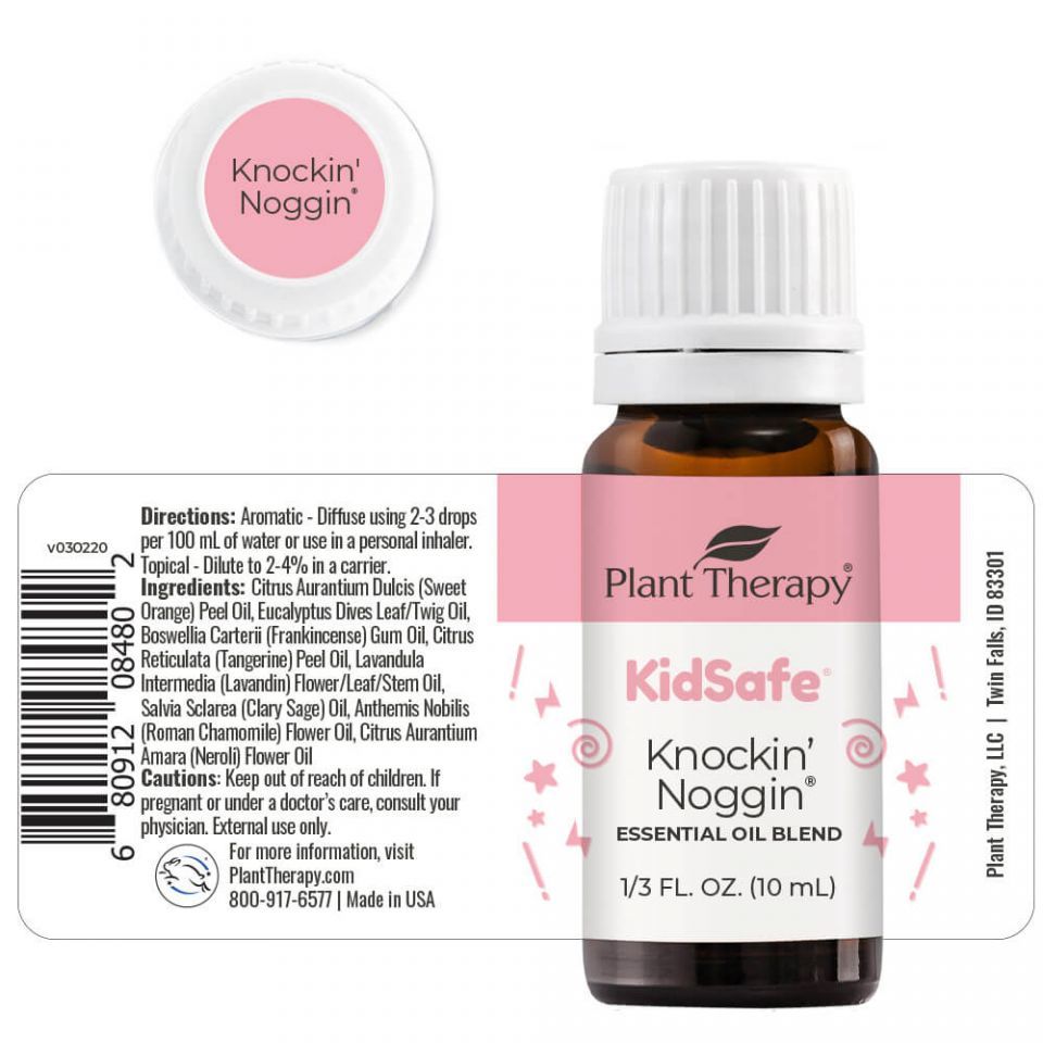 [壓力性頭痛］Plant Therapy 頭痛敲除 Knockin' Noggin 兒童安全複方精油 -10ml