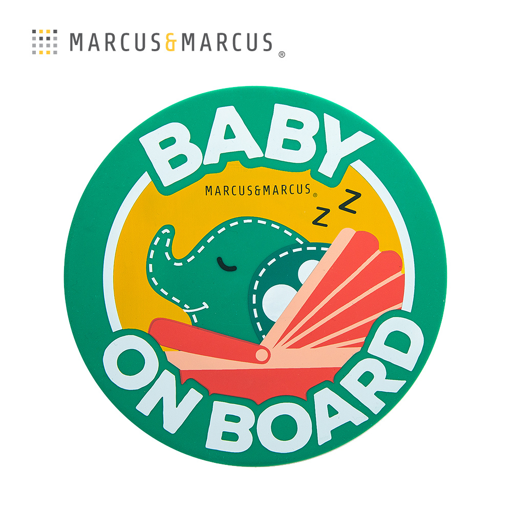 Marcus&Marcus Baby On Board 矽膠靜電貼 (可當隔熱墊)
