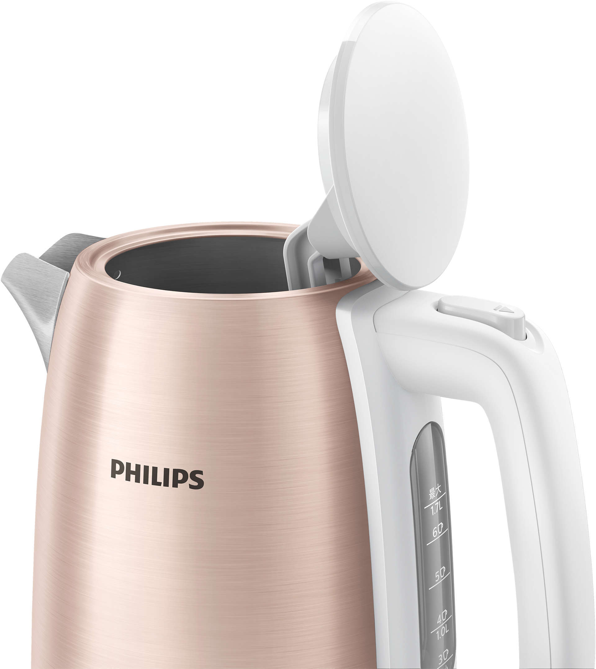 飛利浦 Philips  HD9350/95‧不鏽鋼無線電熱水煲‧1.7公升‧香港行貨,原廠2年全球保養‧