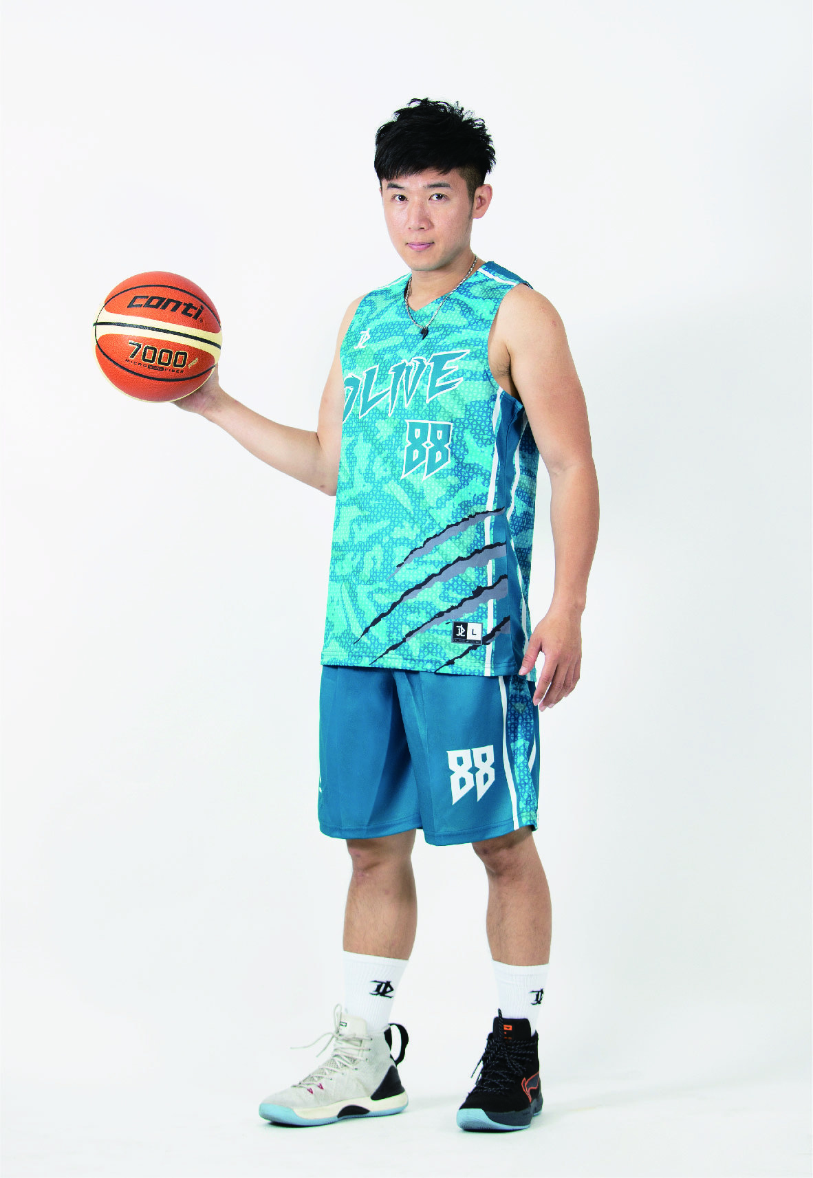 單面昇華V領籃球服 - 刺客