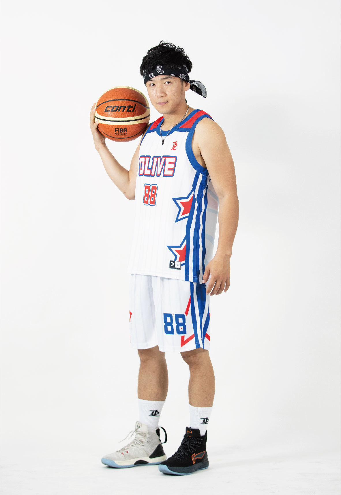 單面昇華圓領籃球服 - 星迷