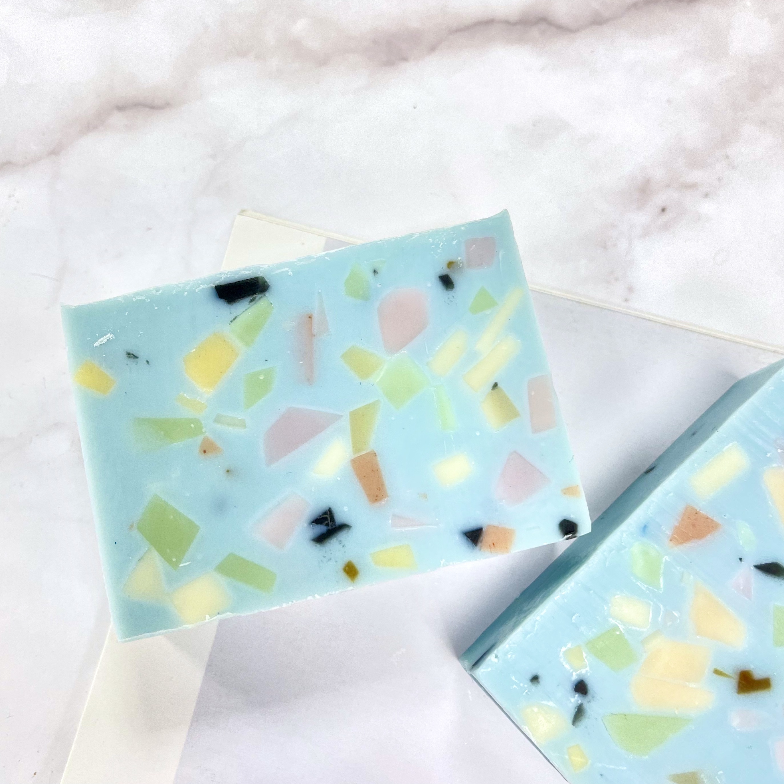 ☘️ 馬卡龍多彩水磨石設計皂