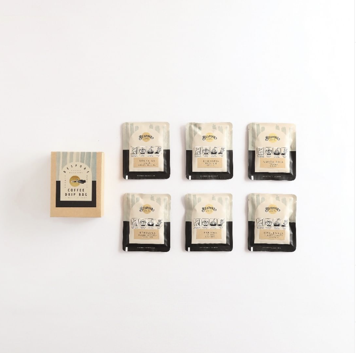 Bespoke Roasters 六種單品濾掛咖啡 盒裝(6入)
