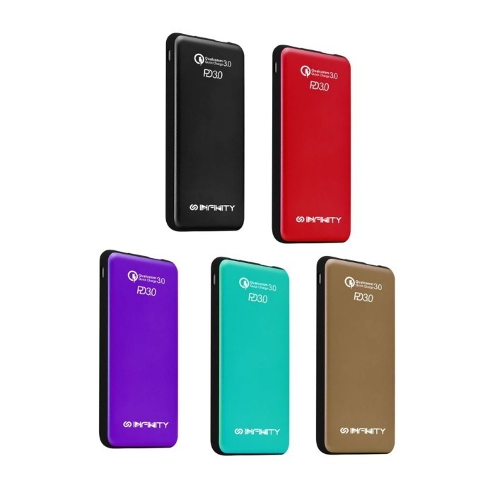 INFINITY CB12S 12000mAh 急速充電器│175g 輕盈機身│極薄設計 12mm厚度│香港行貨 一年保養