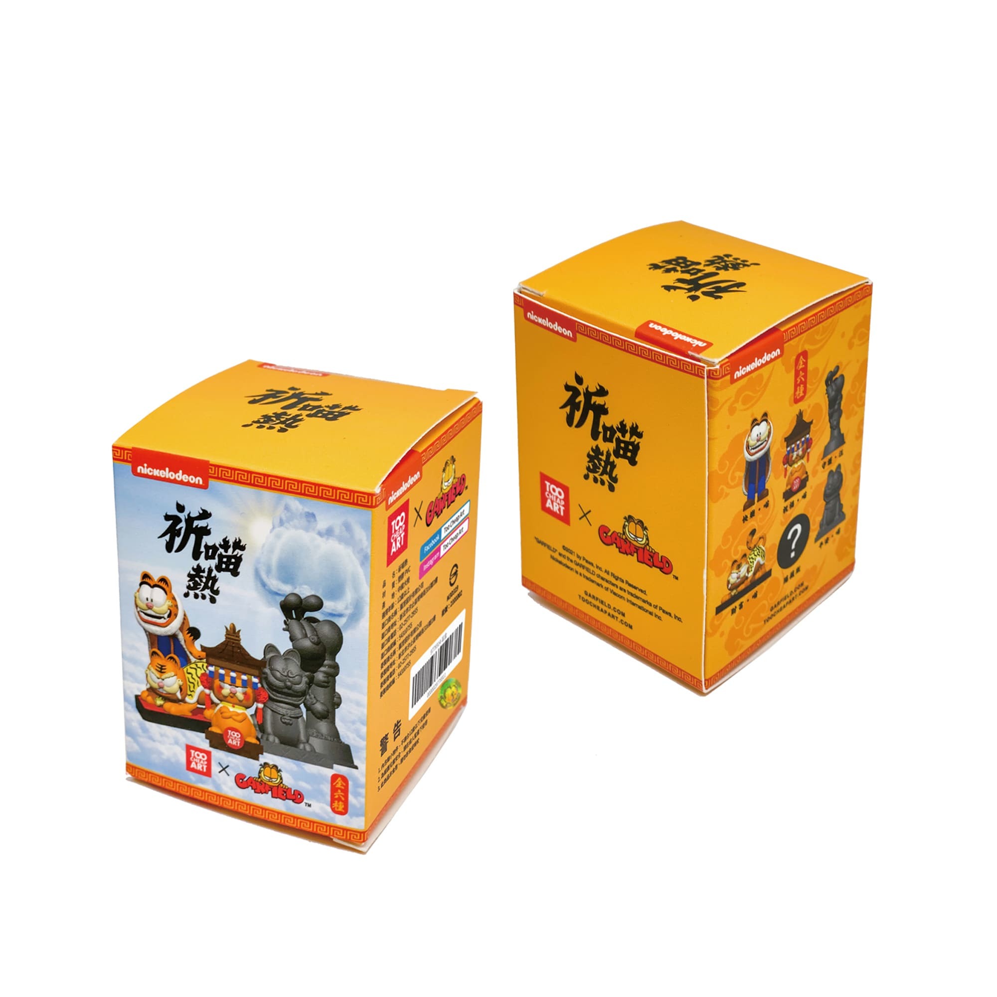 “加菲貓聯名-盲盒-盲抽-扭蛋-媽祖遶境-Garfield-blindbox”