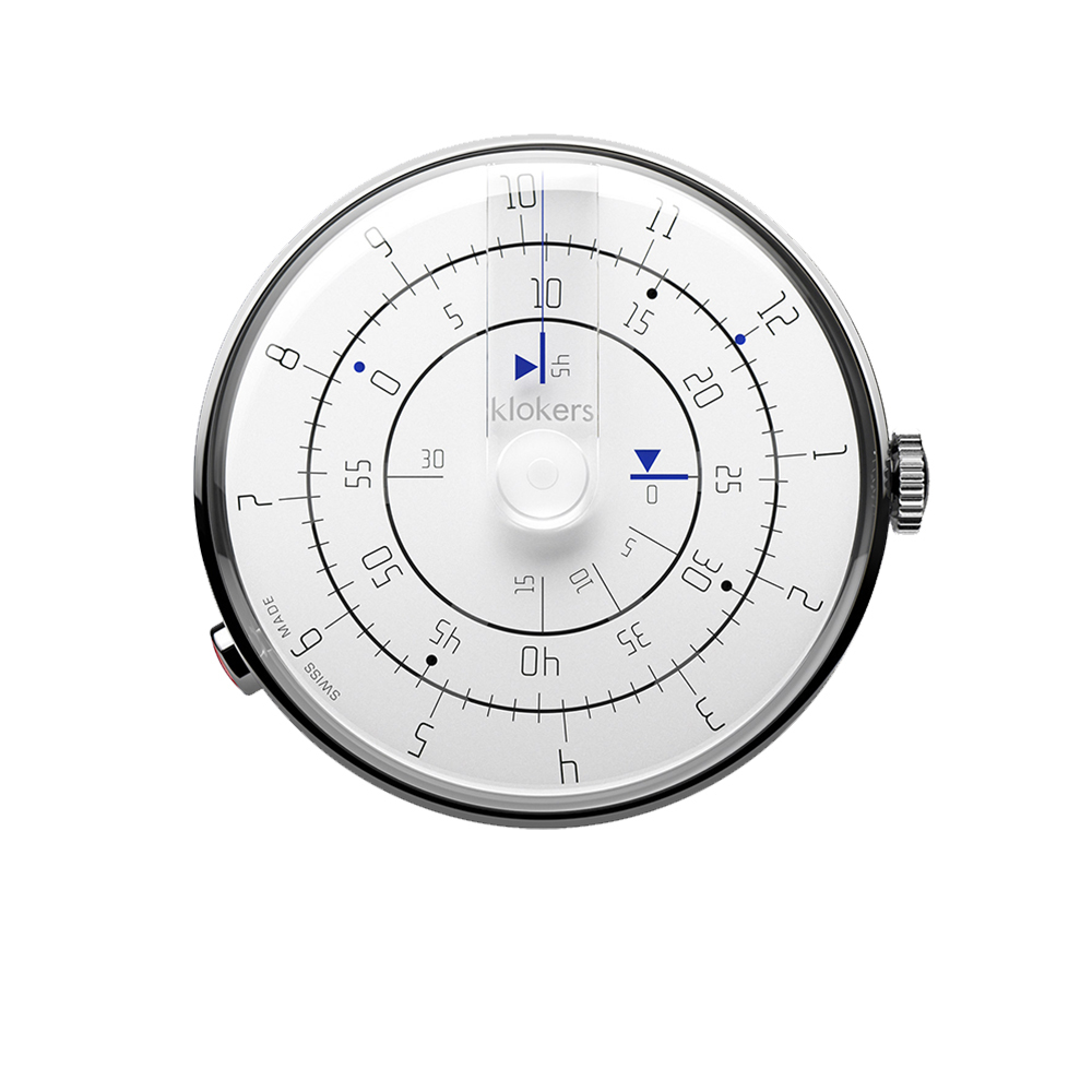 KLOK-01- M1  極簡白色錶頭