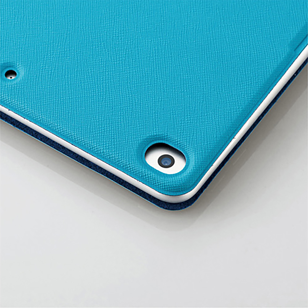 FENICE 超薄型黏貼式 iPad Pro 9.7吋保護皮套(土耳其藍)