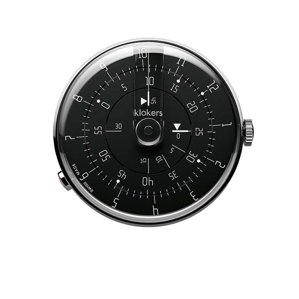 KLOK-01- M2  極簡黑色錶頭