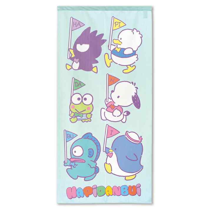 Sanrio 卡通人物大集合門簾 72 x 150 cm 系列 男團 #CM21D-94406