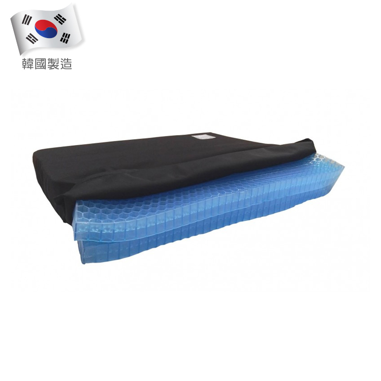 Caremate - 蜂巢全凝膠坐墊 (雙層凝膠) (18 x 16 x 2.1")