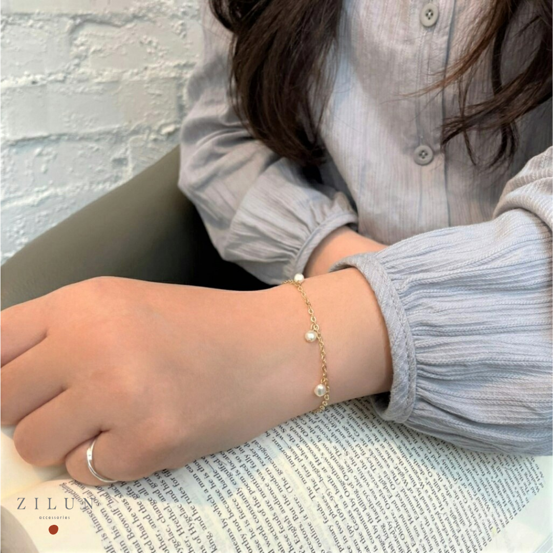 │輕奢│人魚波浪 • 巴洛克珍珠 • 14K注金 • 14kgf