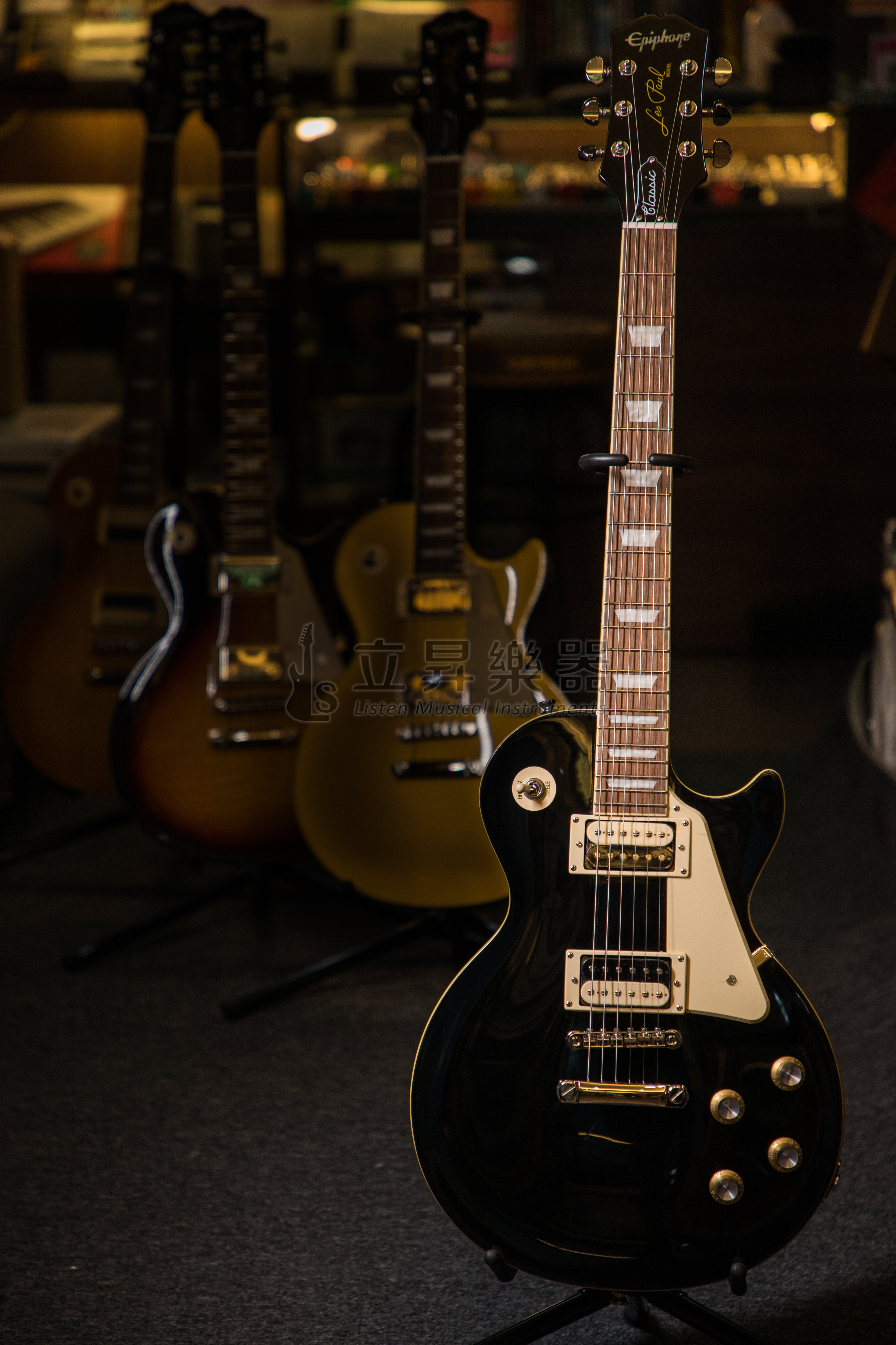 EPIPHONE Les Paul Classic EB 系列 黑色 電吉他 切單