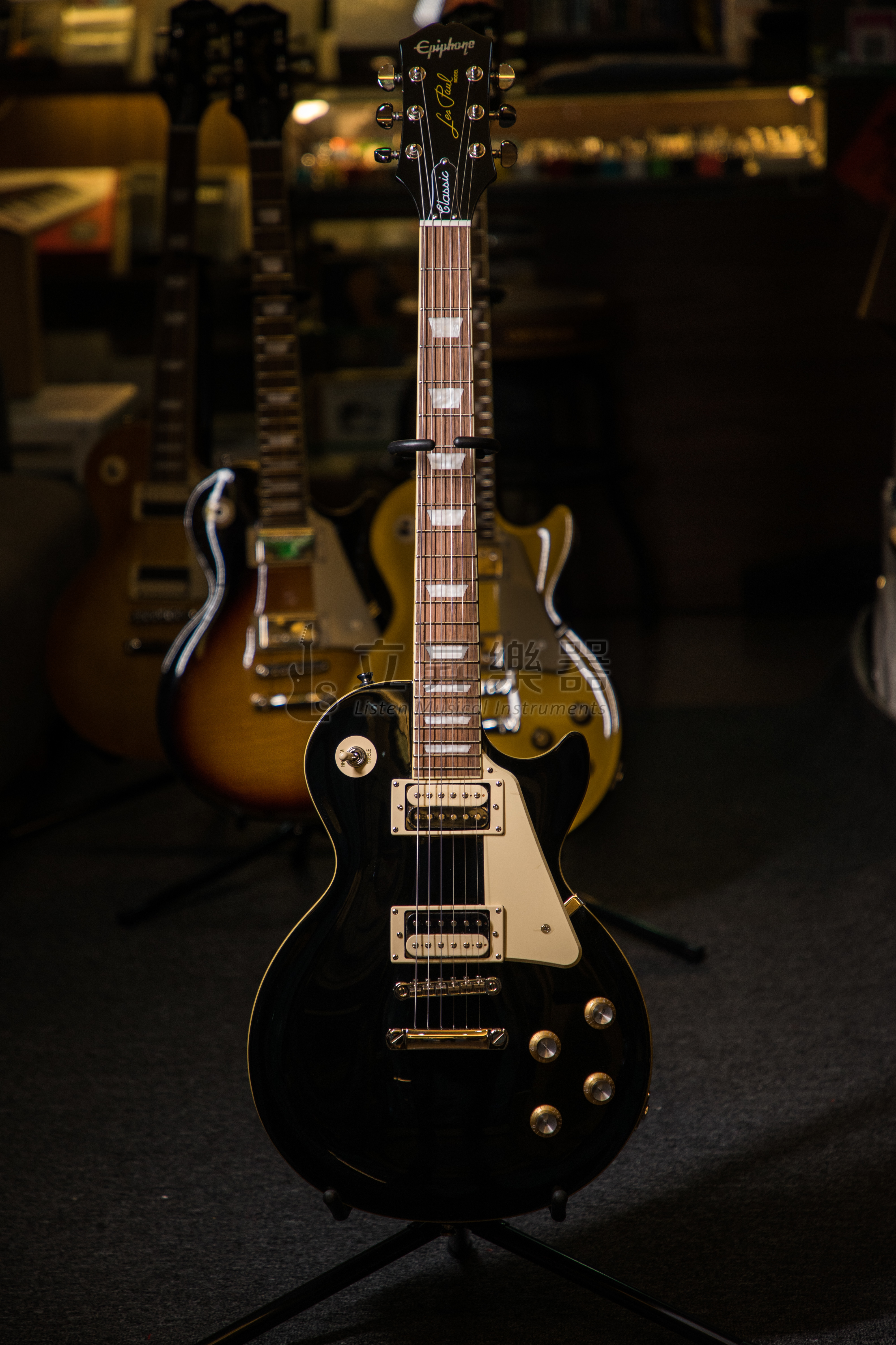 Epiphone EPIPHONE Les Paul Classic EB 系列 黑色 電吉他 切單 第 3 張圖片｜三峽吉他 / Bass