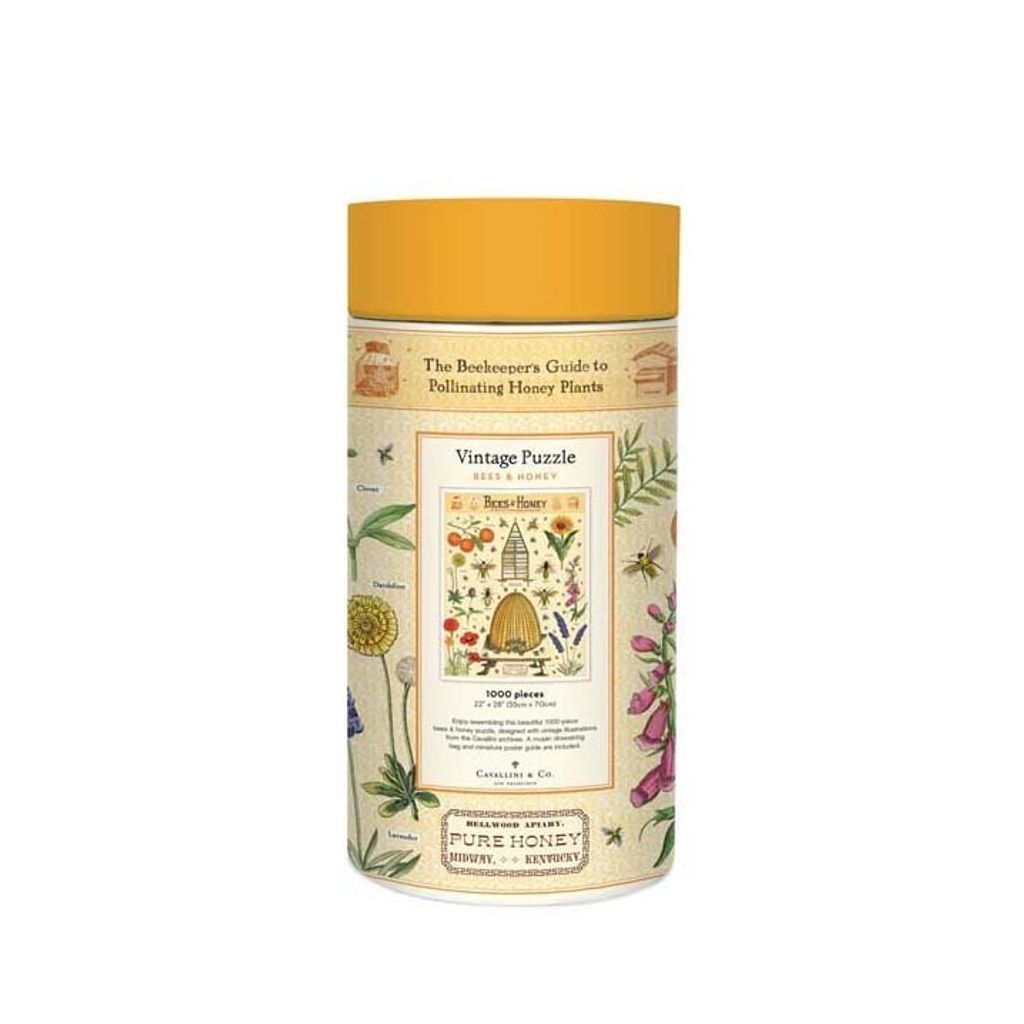 Cavallini & Co. 1000片拼圖 蜜蜂和蜂蜜
