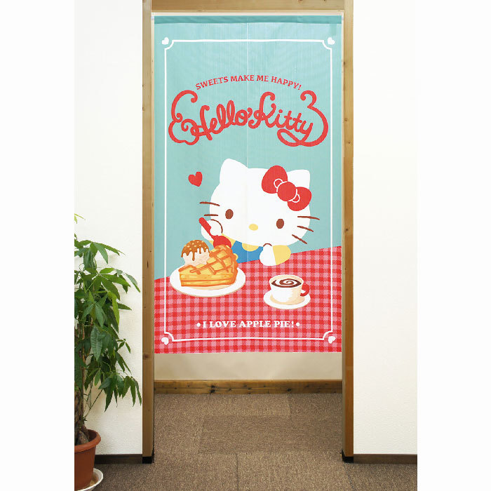 Sanrio Hello Kitty 門簾 85 x 150 cm 蘋果派 #CM21D-91927