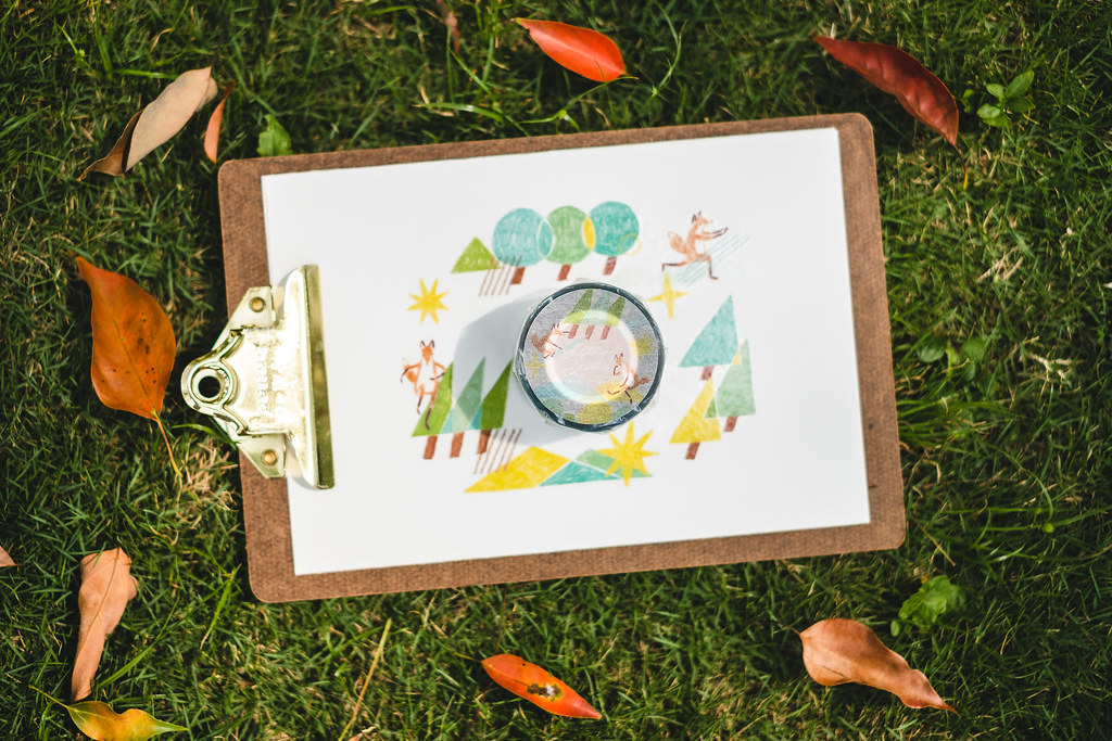 Reiko 幾何森林 PET膠帶｜Hello Studio 你好工作室