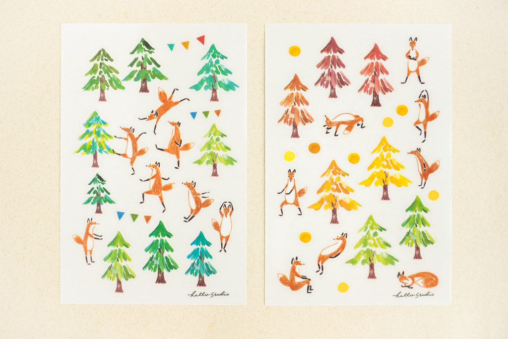 Reiko 繪本森林 轉印貼紙(2入) ｜Hello Studio 你好工作室