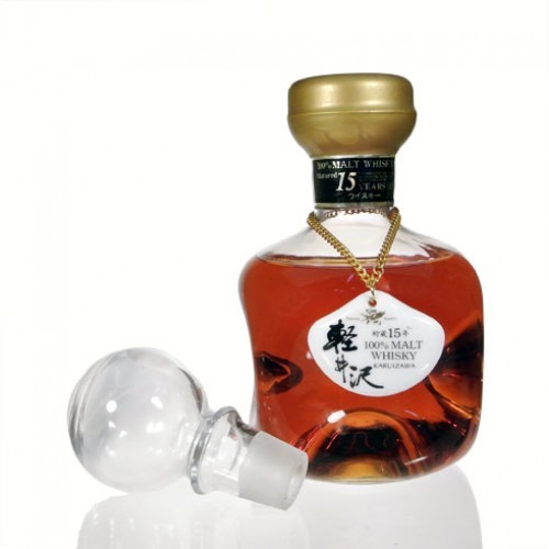 輕井澤 15年 純麥威士忌 43% 雲石牌 (水晶頭+深綠盒) (720ML)