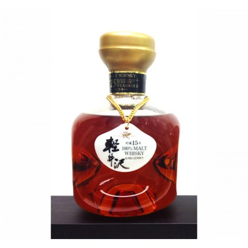輕井澤 15年 純麥威士忌 43% 雲石牌 (無水晶頭+無盒) (700ML)