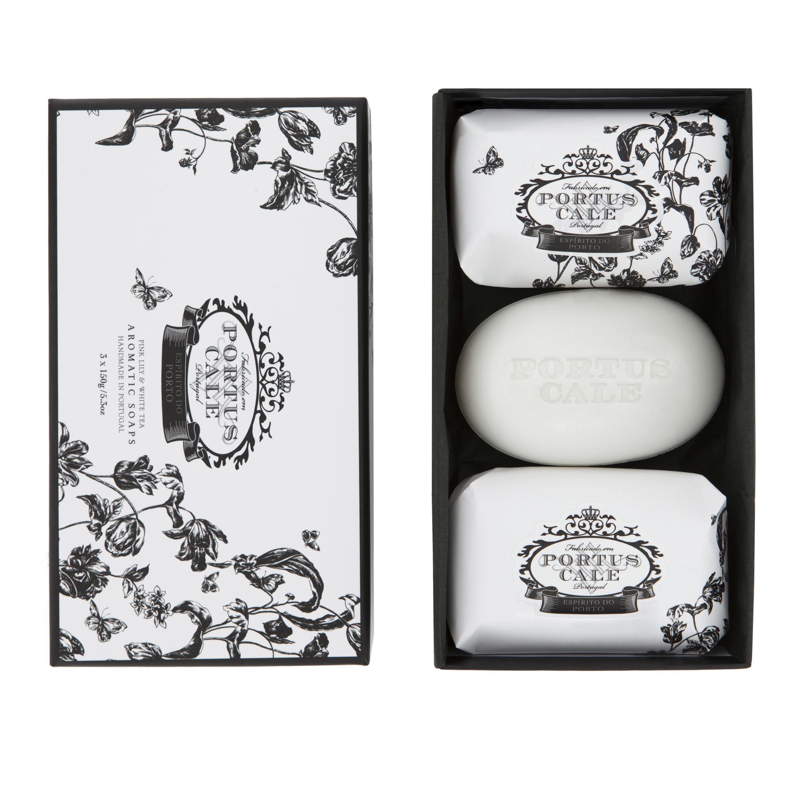 【Portus Cale】Floral Toile Soap Gift Set