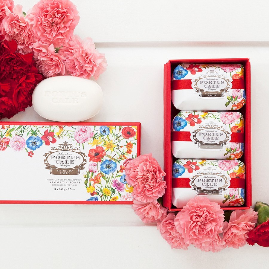 【Portus Cale】Blooming Garden Boxed Soaps Gift Set