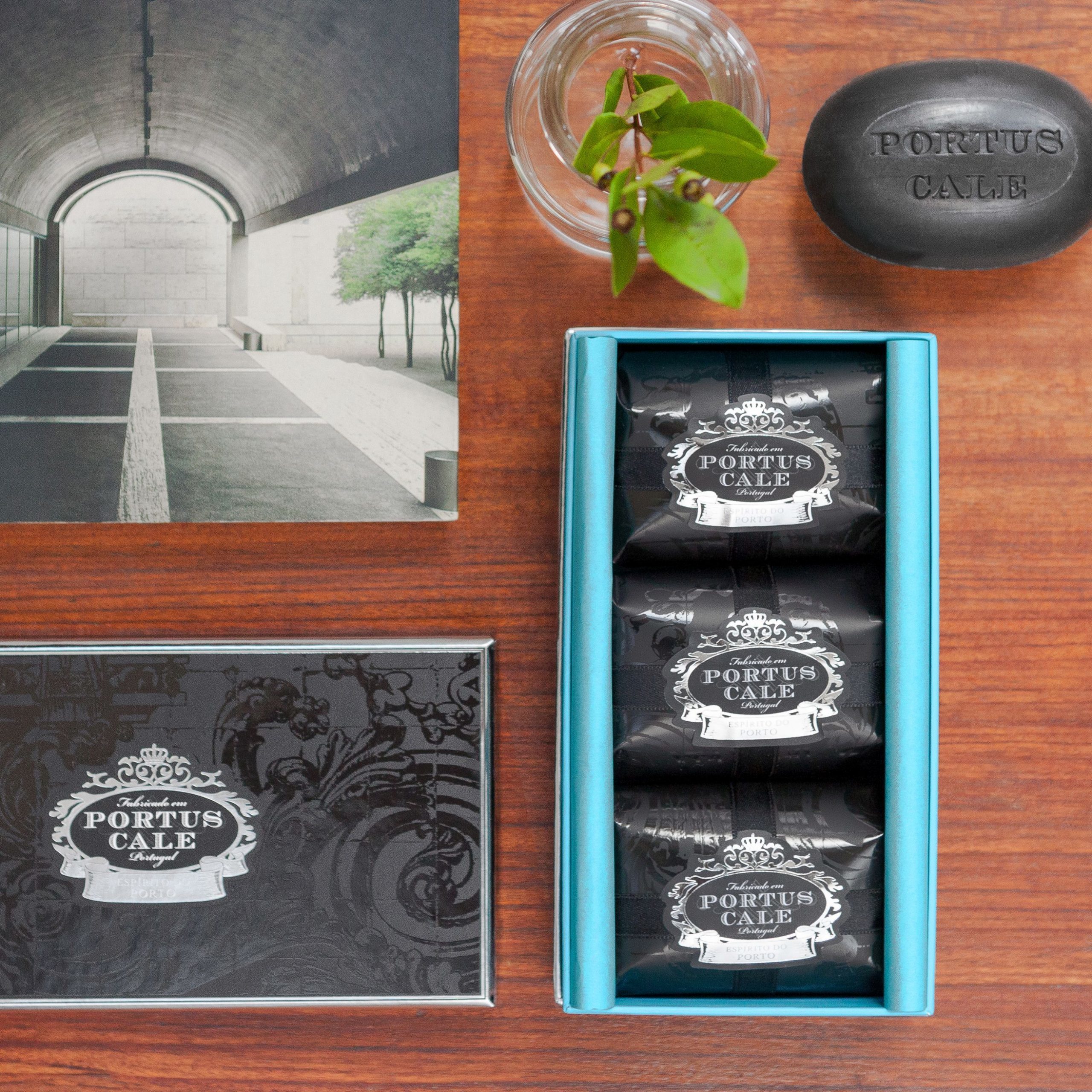 【Portus Cale】Black Edition Fragranced Soap Gift Set