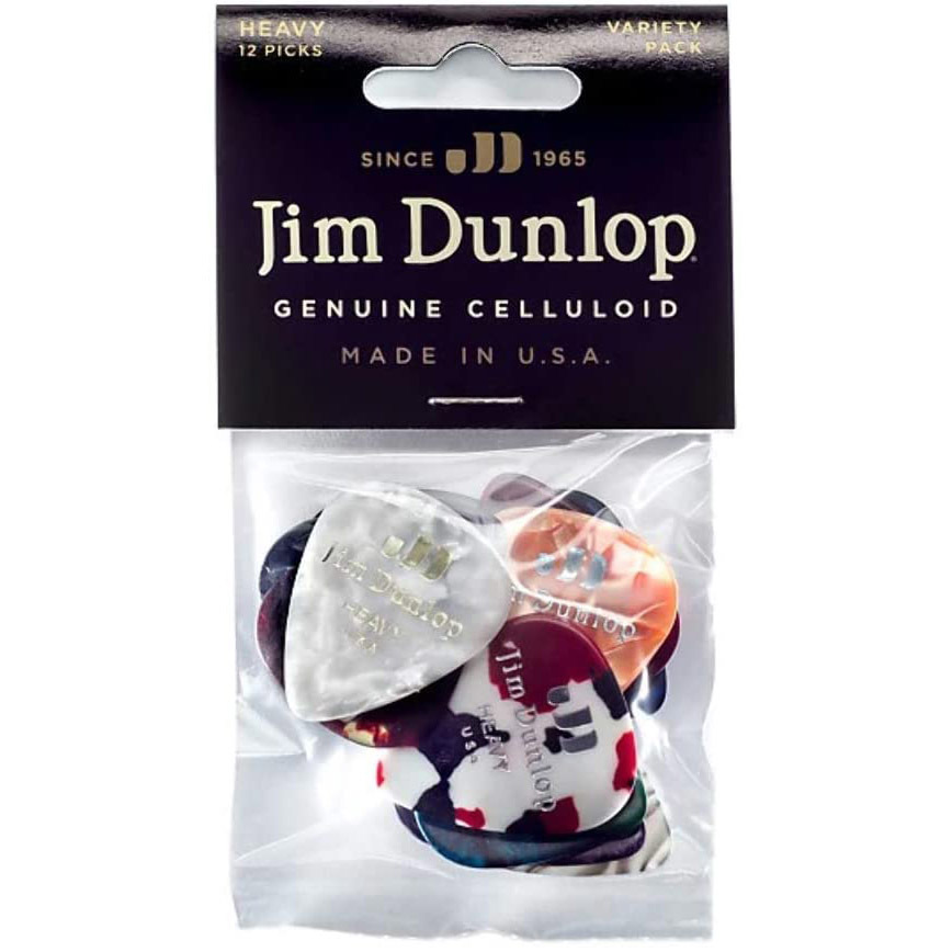 Dunlop PVP107 吉他彈片 12片裝 Heavy Celluloid Guitar Pick