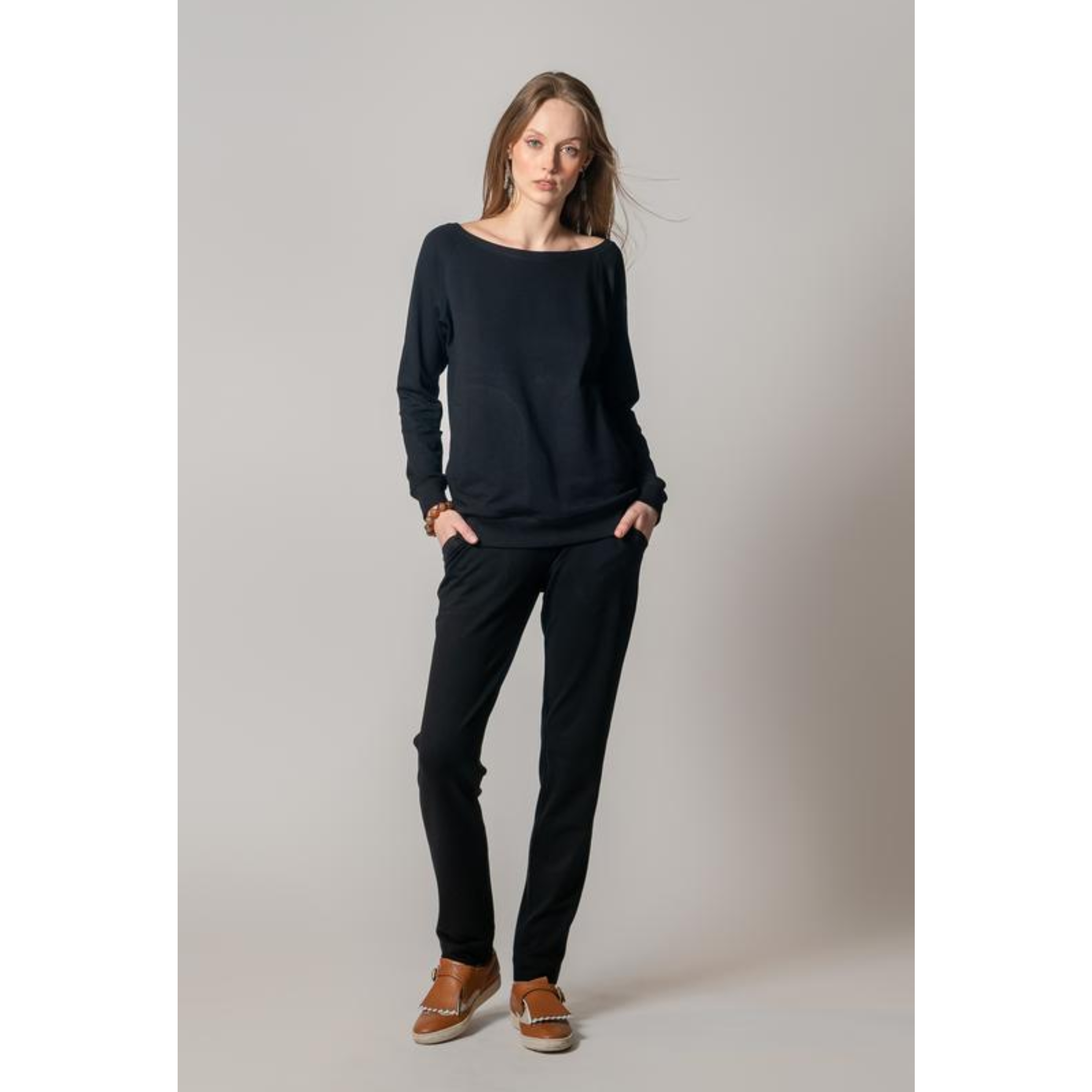 AMANJEDA Sweatshirt "CHILL" / Supersoft Bamboo Jersey