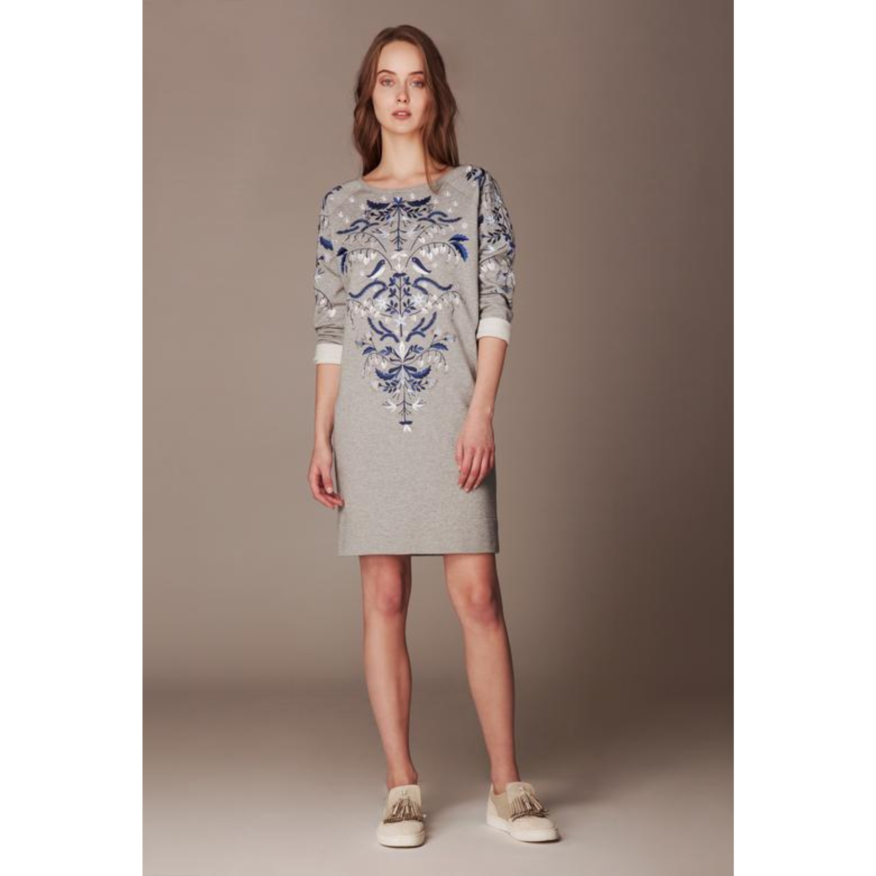 AMANJEDA Sweatdress "SPRING" / Double-Knit Cotton Jersey