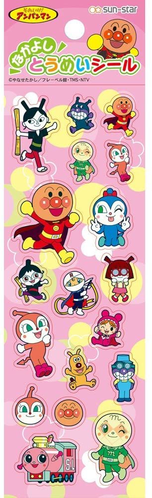 麵包超人好朋友透明貼紙  B C D E