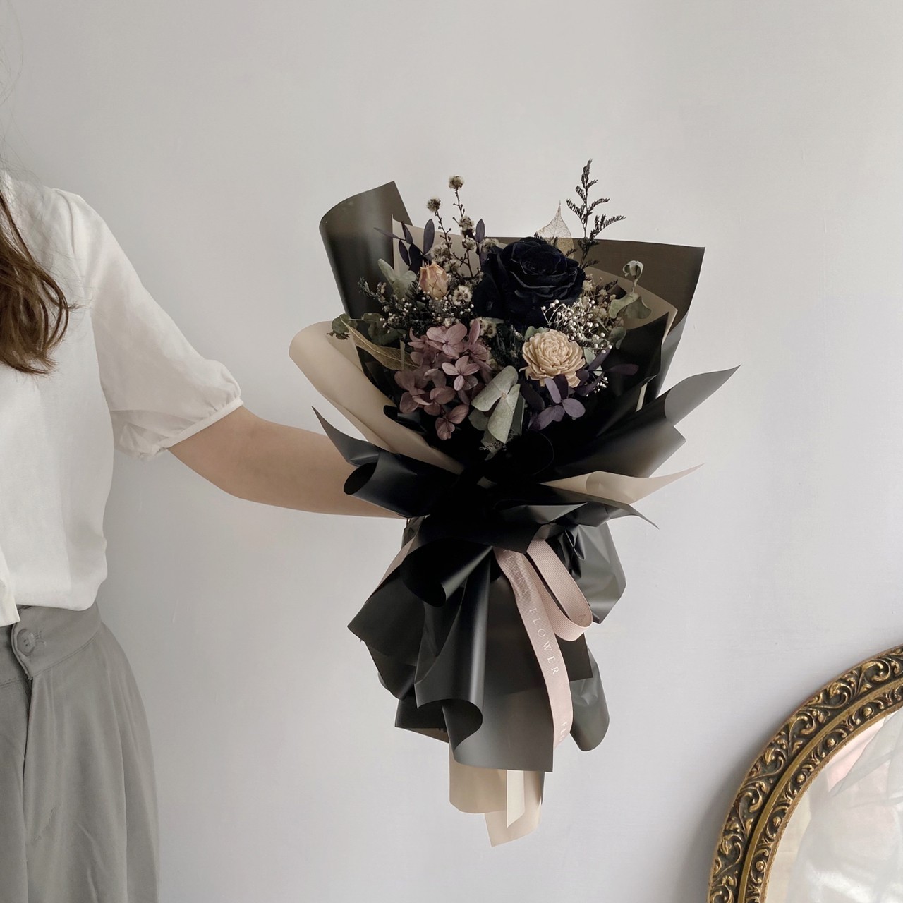 韓系永生乾燥花束(兩色)