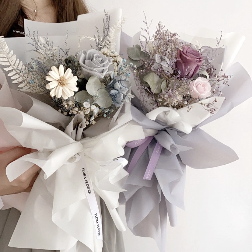 韓系永生乾燥花束(兩色)