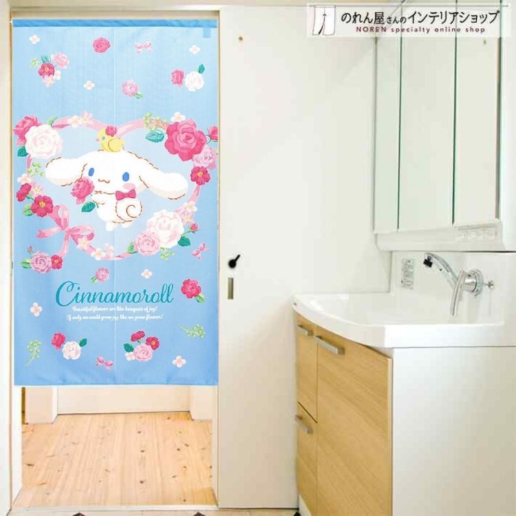 Sanrio 玉桂狗 門簾 85 x 150 cm 心絲帶 #CM21D-91930