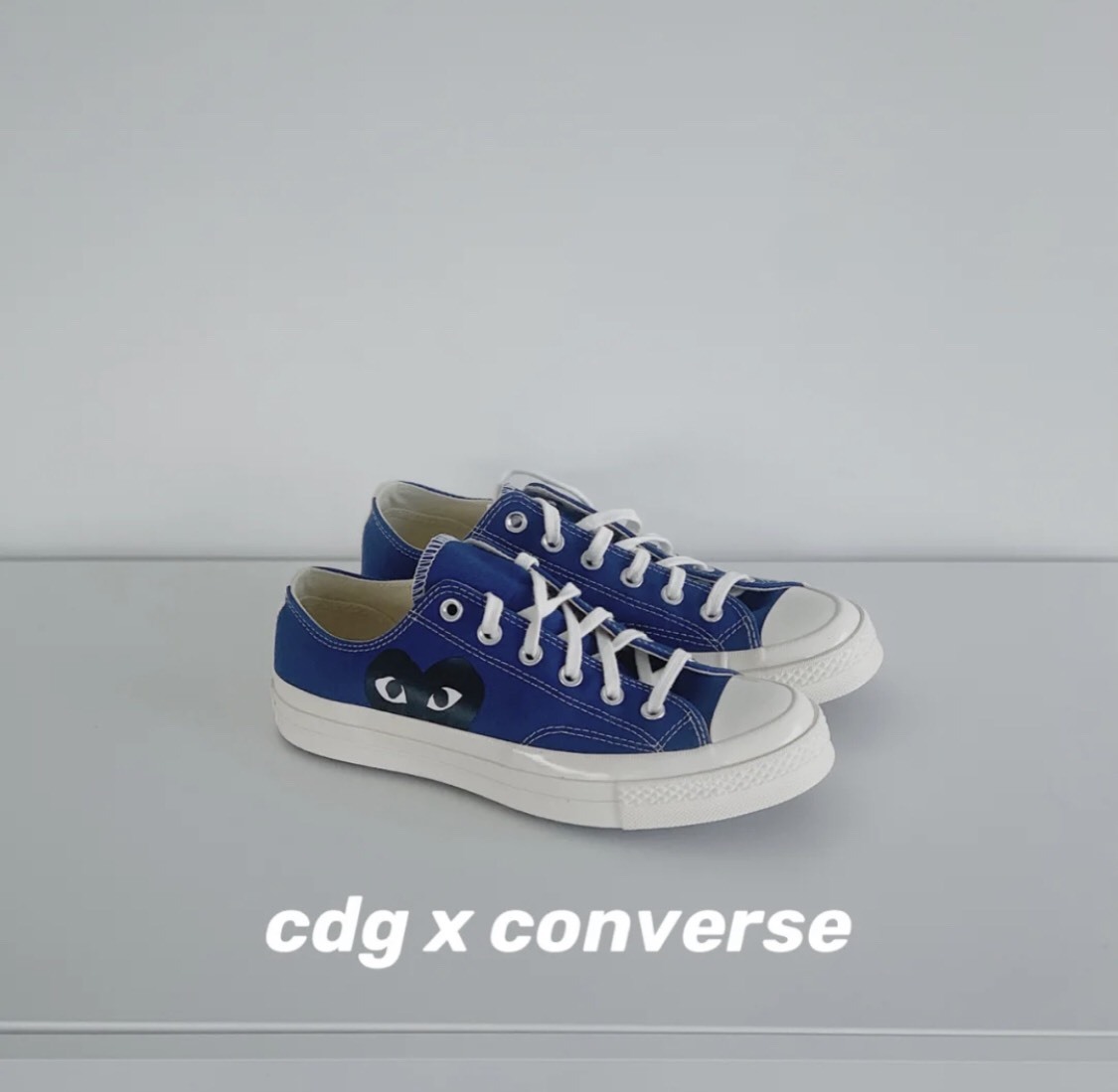 <線上SALE❤️‍🔥> Converse x CDG Play 川久保玲 寶藏的寶藍色