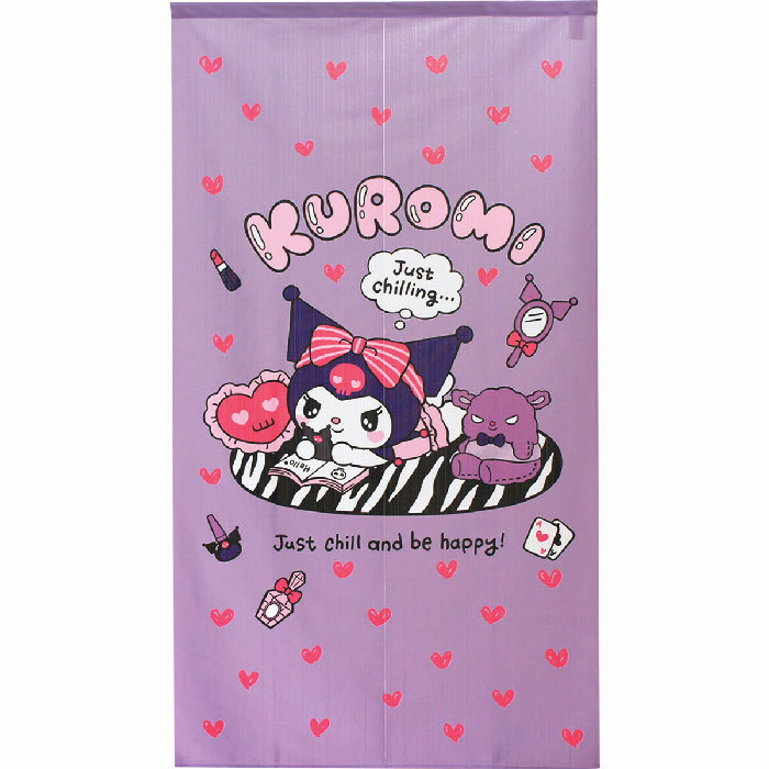 Sanrio Kuromi 門簾 85 x 150 cm 輕鬆下 #CM21D-92178