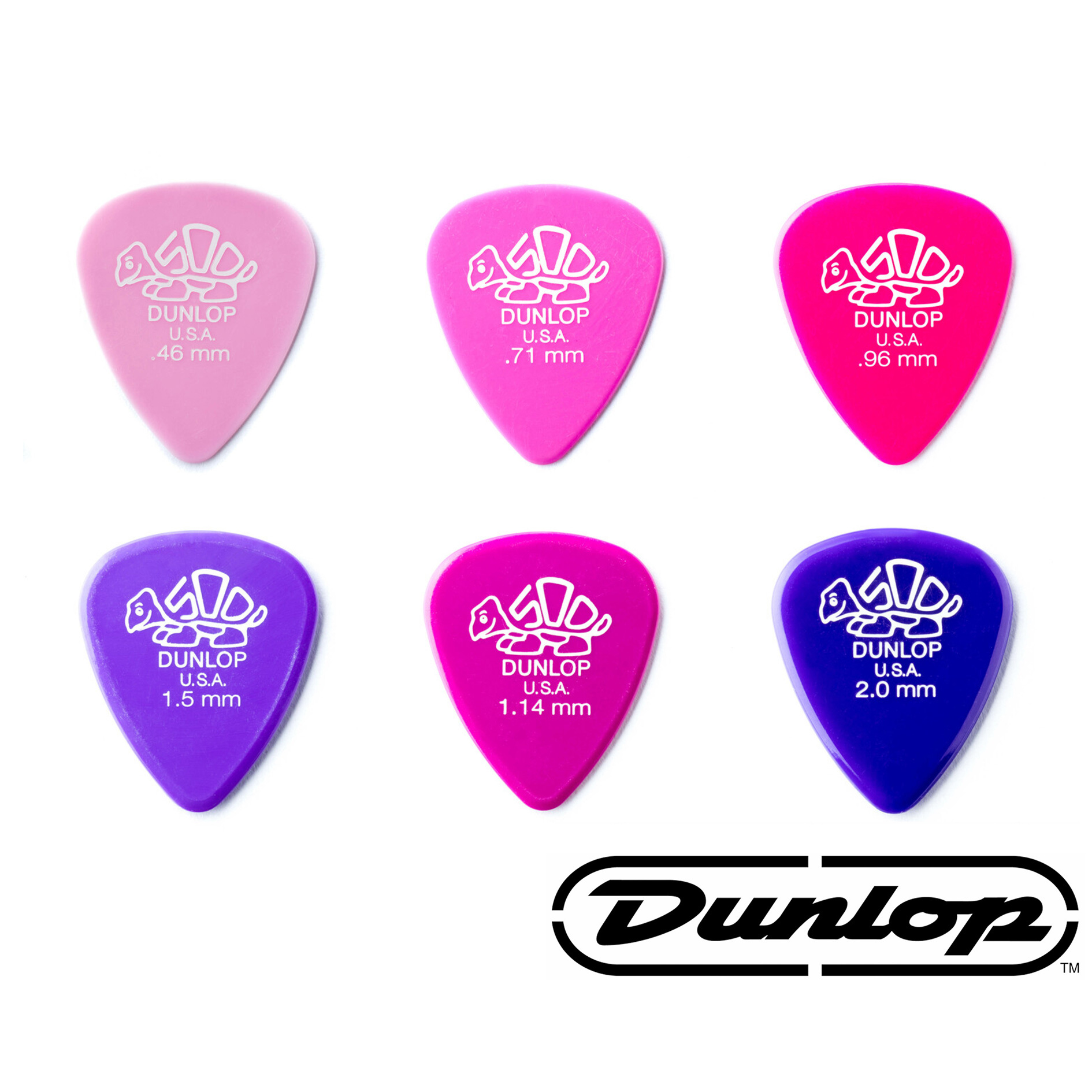 Dunlop Delrin 41R Pick 6種尺寸 匹克 單片
