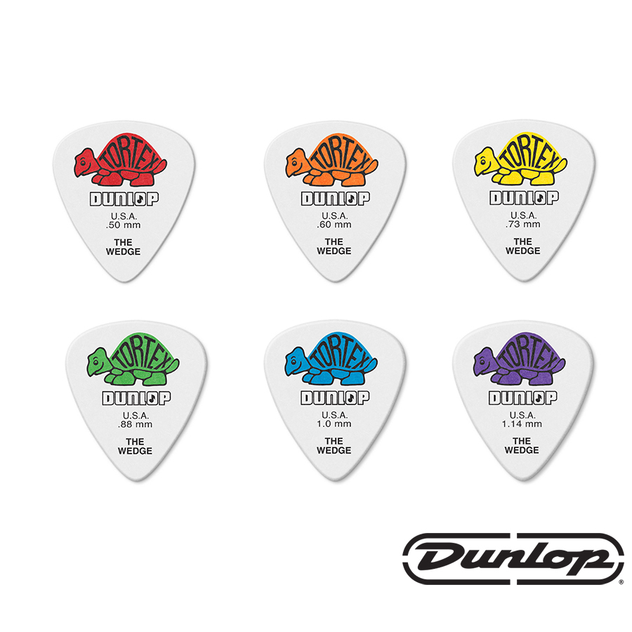 Dunlop Tortex WEDGE 424R Pick 6種尺寸 匹克 單片