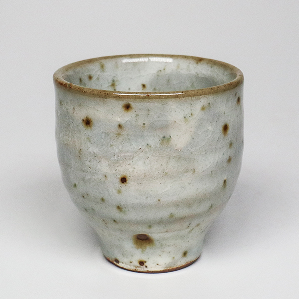 【美濃燒】粉引青磁 冷酒杯